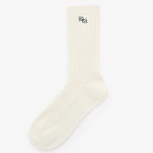Reformation Sunday Cashmere Blend Socks Ivory - Size OS